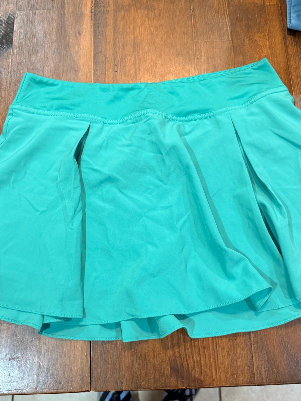Love Tree Teal Skater Skirt